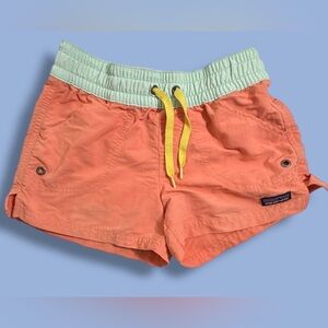 PATAGONIA Costa Rica Baggies Girls Sz Small 7/8 Board Shorts *read*